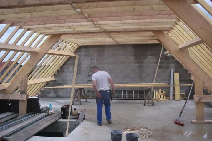 Pose de charpente Barentin